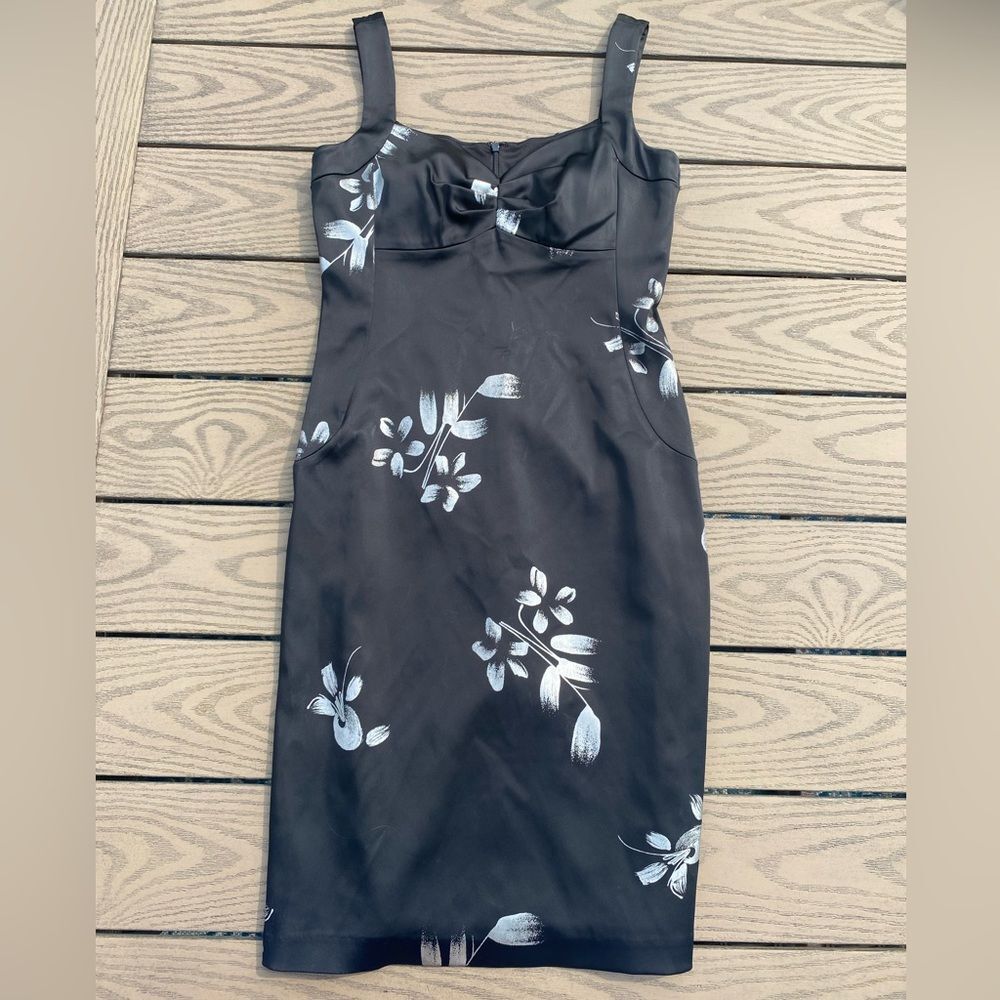 Jax size 8 vintage retro sweetheart midi grunge Wednesday Adam’s floral dress